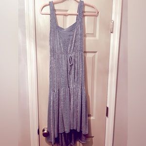 Black and Silver Spaghetti Strap Dress